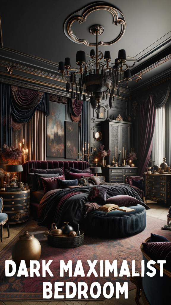 Unveil the Secret to a Stunning Dark Maximalist Bedroom Transform Your