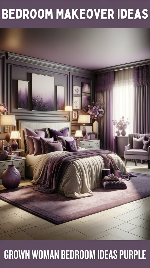 Grown Woman's Guide to a Dreamy Purple Bedroom Makeover Bedroom