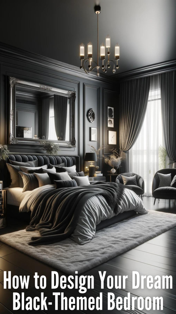 Unlock the Mystery: How to Design Your Dream Black-Themed Bedroom - Bedroom